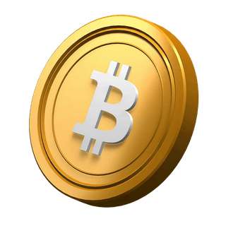 Afbeelding van Bitcoin BTC cryptovaluta munt in gratis gidssectie